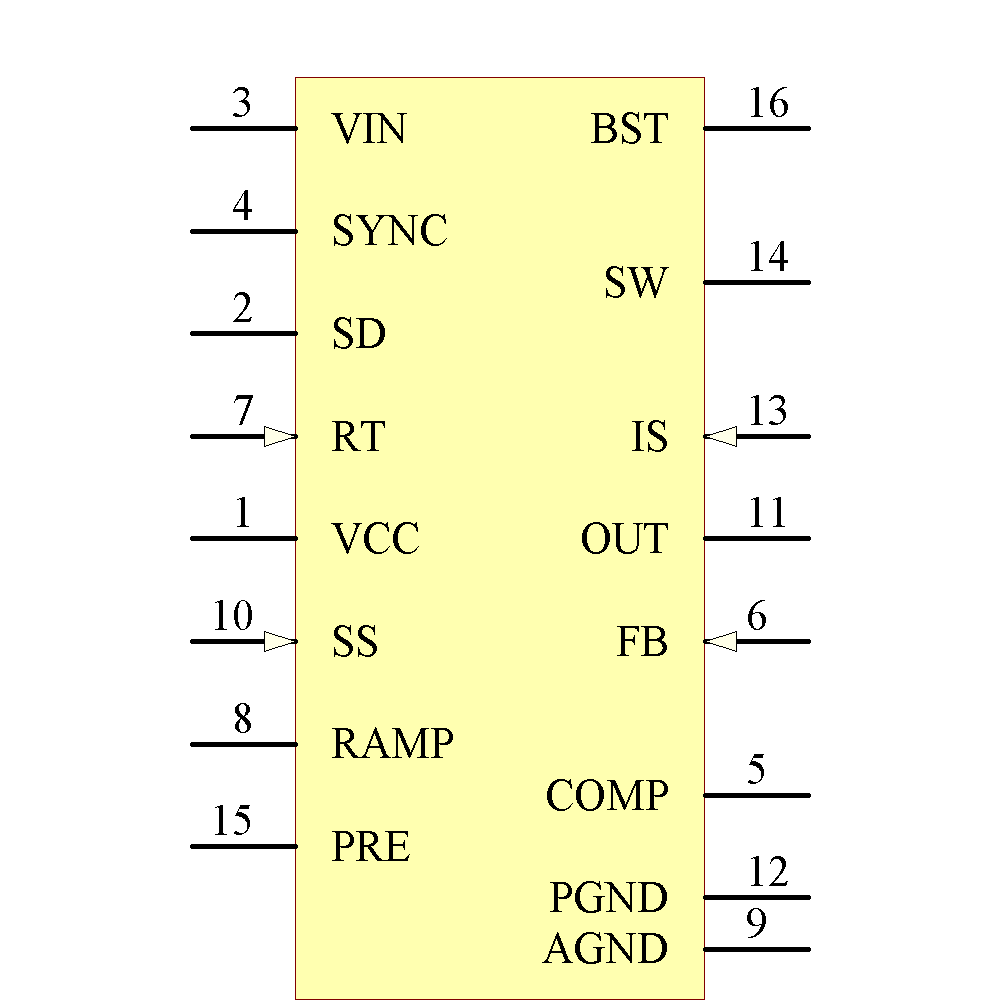 LM25574MT/NOPB Symbol - Texas Instruments