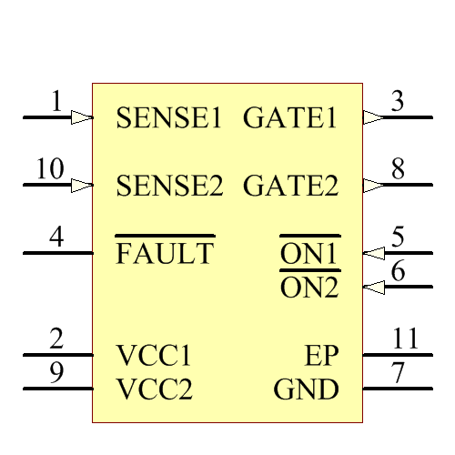 LTC4224CDDB-1#TRPBF Symbol - Analog Devices
