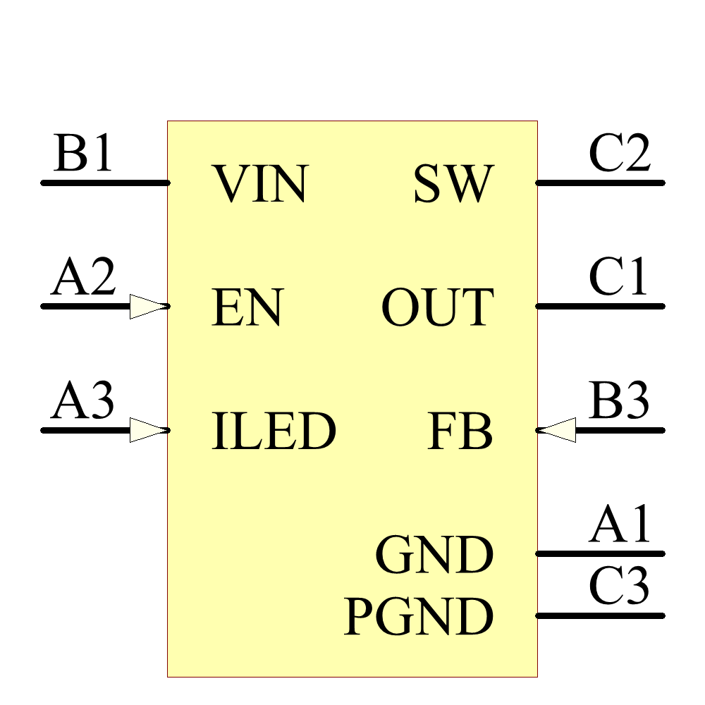 TPS61060YZFR Symbol - Texas Instruments