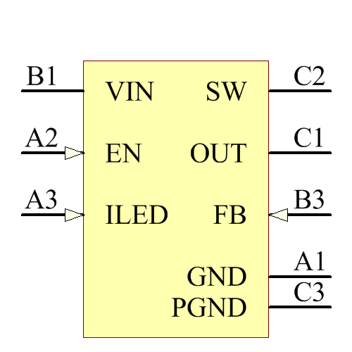 TPS61060YZFR Symbol - Texas Instruments