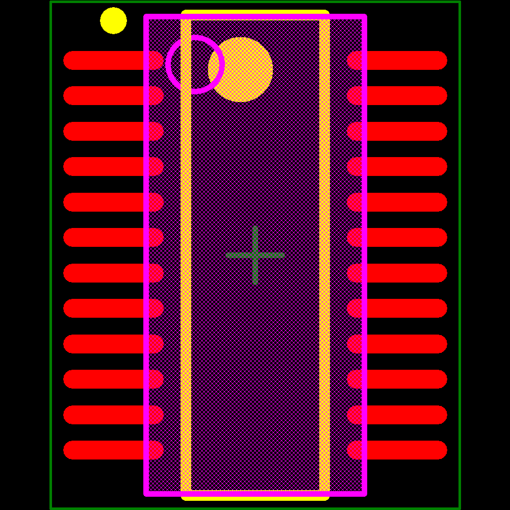 TLE7233GXUMA1 Footprint - Infineon