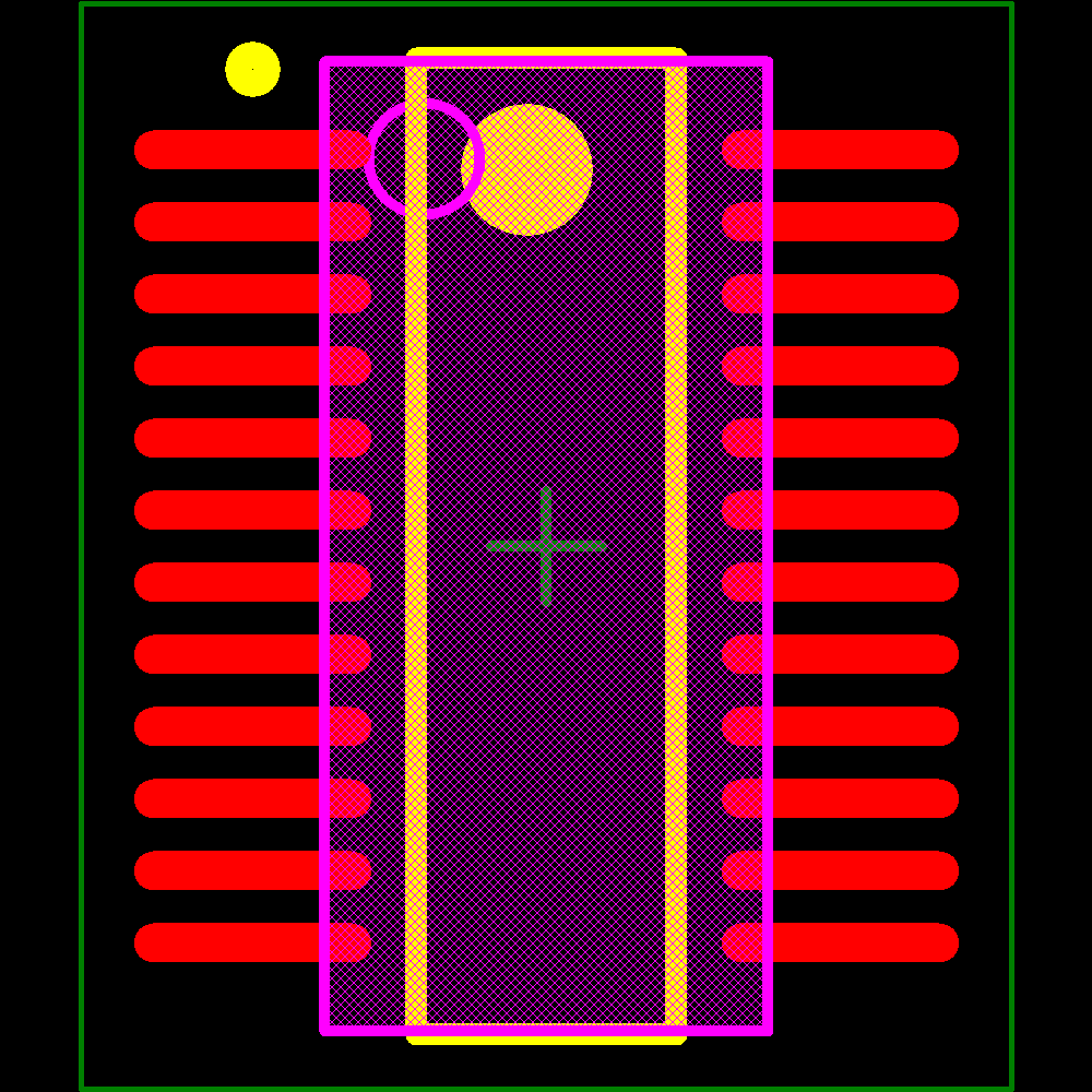 TLE7233GXUMA1 Footprint - Infineon