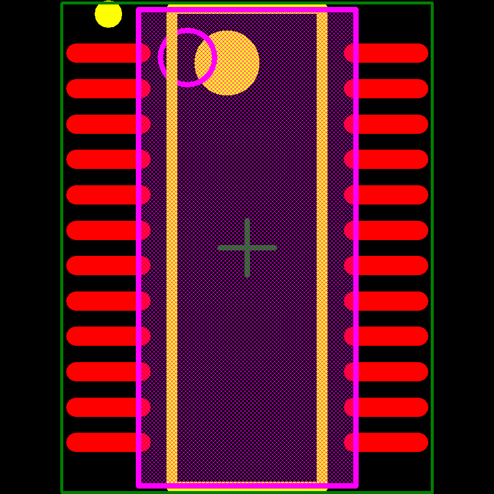 TLE7233GXUMA1 Footprint - Infineon