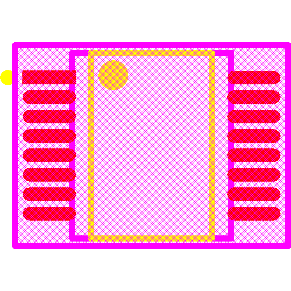 MIC2182-3.3YSM Footprint - Microchip