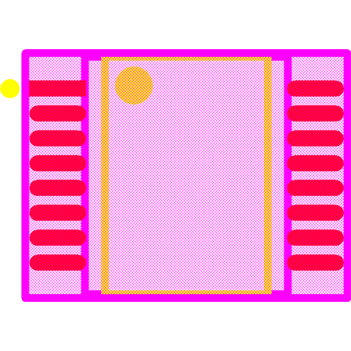 MIC2182-3.3YSM Footprint - Microchip