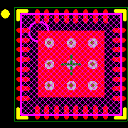 AT86RF233-ZFR Footprint - Microchip