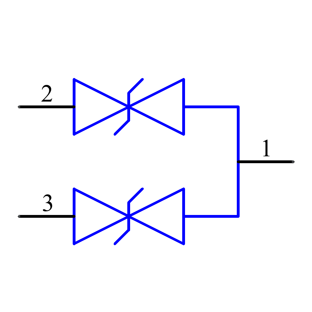 ESD122DMXR Symbol - Texas Instruments