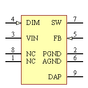 LM3410XMYX/NOPB Symbol - Texas Instruments