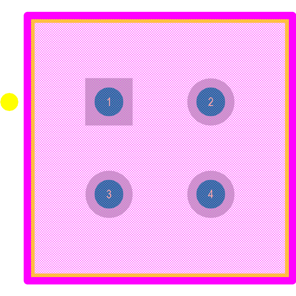 CNY70 Footprint - Vishay