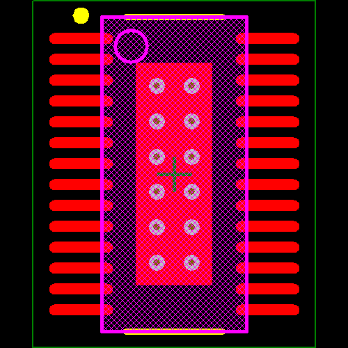 TPS767D301QPWPRQ1 Footprint - Texas Instruments