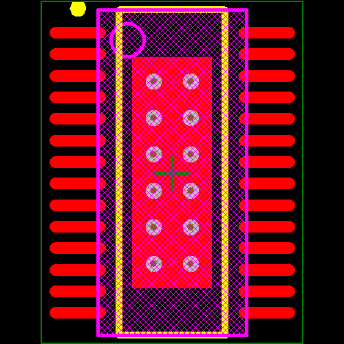 TPS767D301QPWPRQ1 Footprint - Texas Instruments