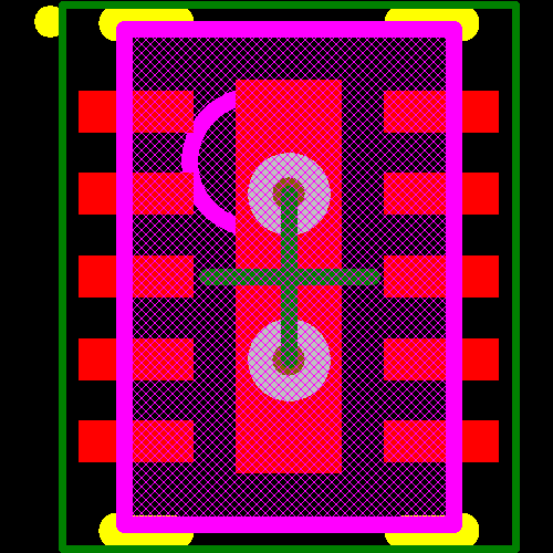LTC3218EDDB#TRPBF Footprint - Analog Devices