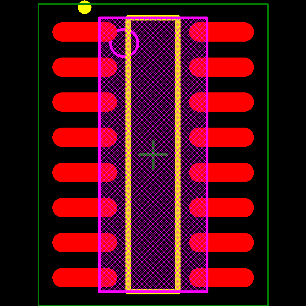 SI8645BC-B-IS1 Footprint - Silicon Lab