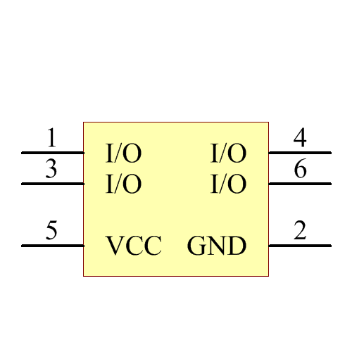 NUP4302MR6T1 Symbol - onsemi