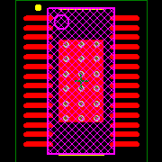 LM3431AQMH/NOPB Footprint - Texas Instruments