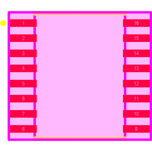 ACS724KMATR-30AU-T Footprint - Allegro MicroSystems