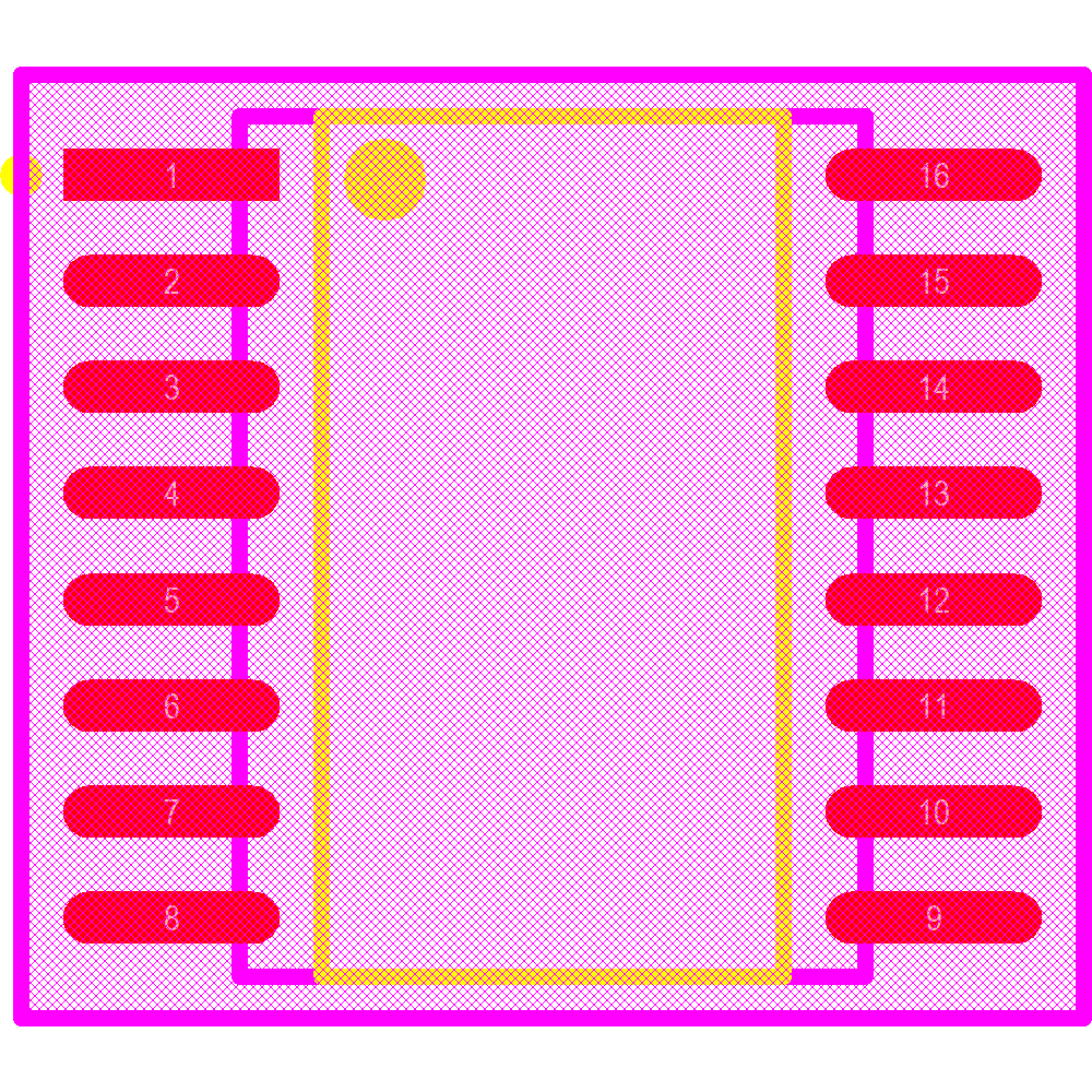 ACS724KMATR-30AU-T Footprint - Allegro MicroSystems