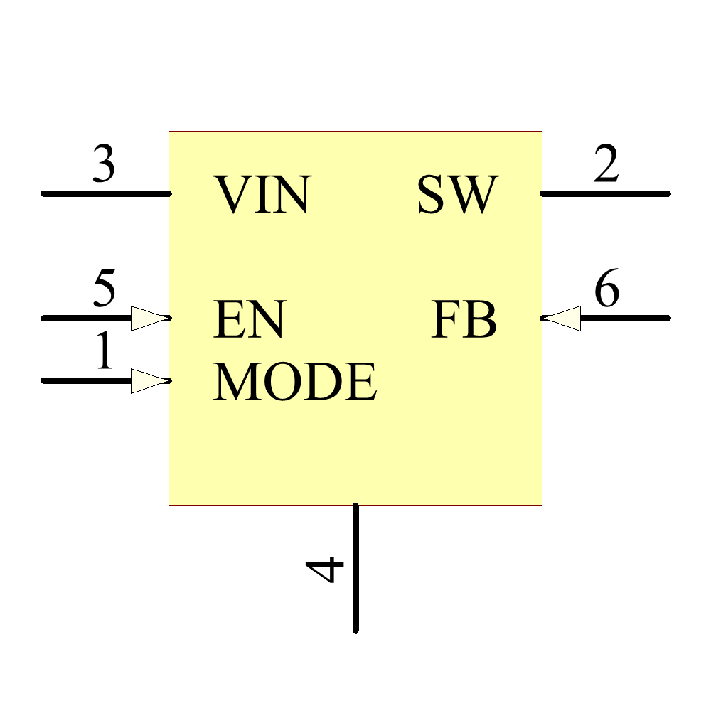 TPS62236DRYT Symbol - Texas Instruments