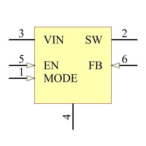 TPS62236DRYT Symbol - Texas Instruments
