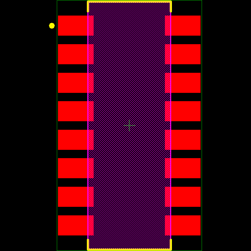 90HBW08PT Footprint - Grayhill