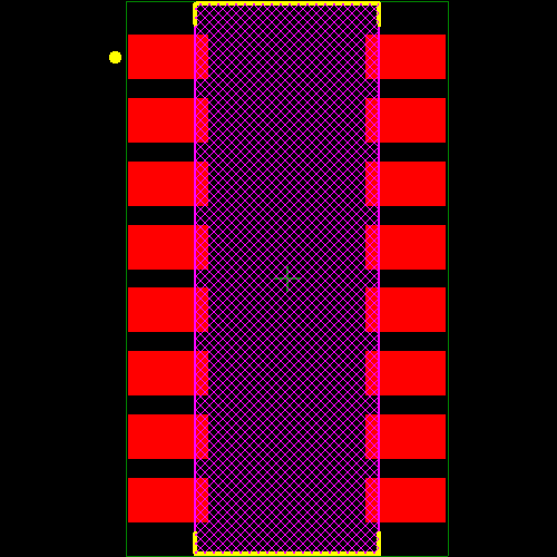 90HBW08PT Footprint - Grayhill