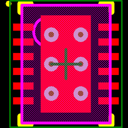 LTC3458EDE#TRPBF Footprint - Analog Devices