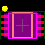 SN74AUC2G66DCURG4 Footprint - Texas Instruments