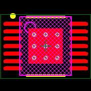 LM5015MHE/NOPB Footprint - Texas Instruments
