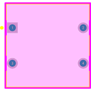 JB15KP-1A Footprint - NKK Switches