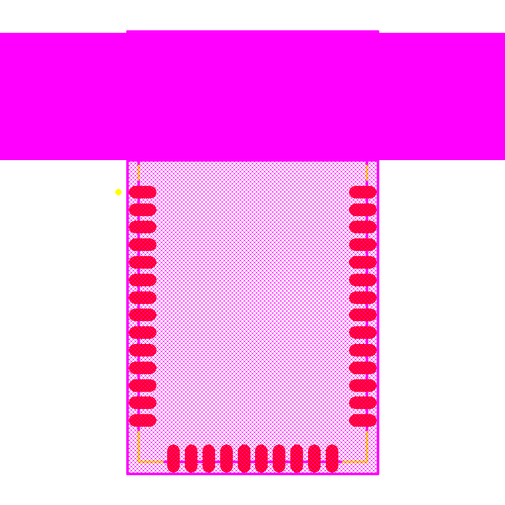 DWM1004C Footprint - Qorvo
