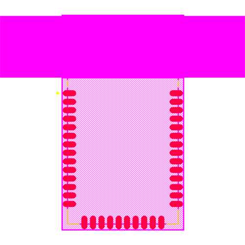DWM1004C Footprint - Qorvo