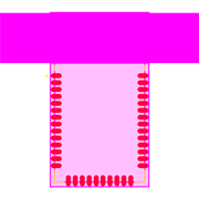 DWM1004C Footprint - Qorvo