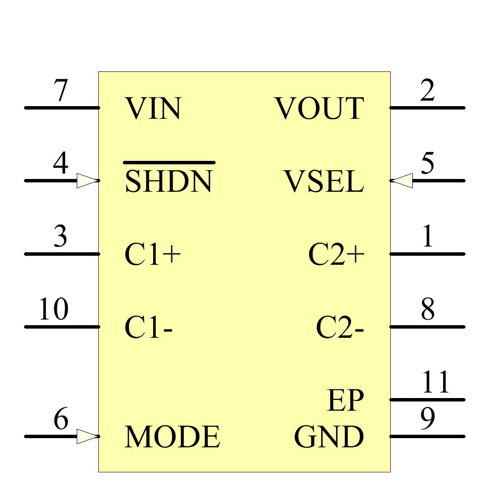 LTC3203BEDD-1#TR Symbol - Analog Devices / Linear Technology