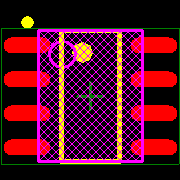 93LC76T-I/SN Footprint - Microchip