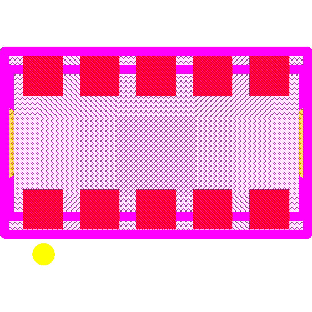 745C101473JP Footprint - CTS Components