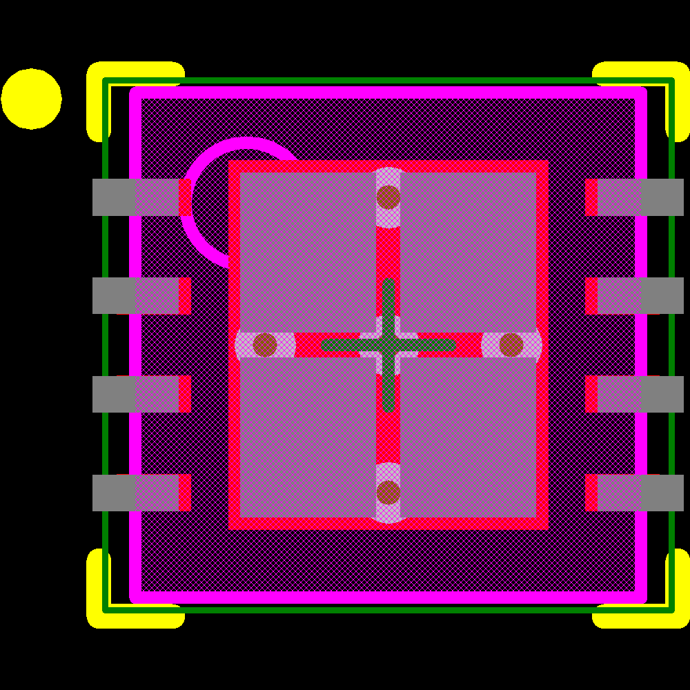 LM5007SD/NOPB Footprint - Texas Instruments