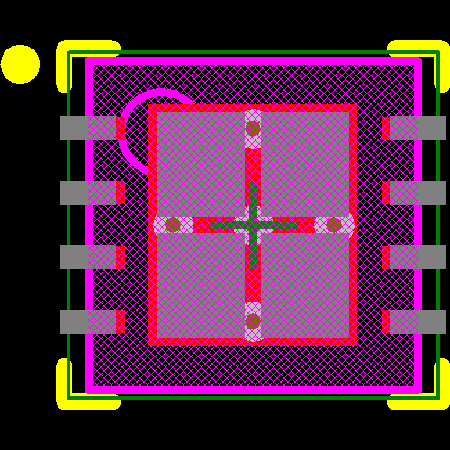 LM5007SD/NOPB Footprint - Texas Instruments