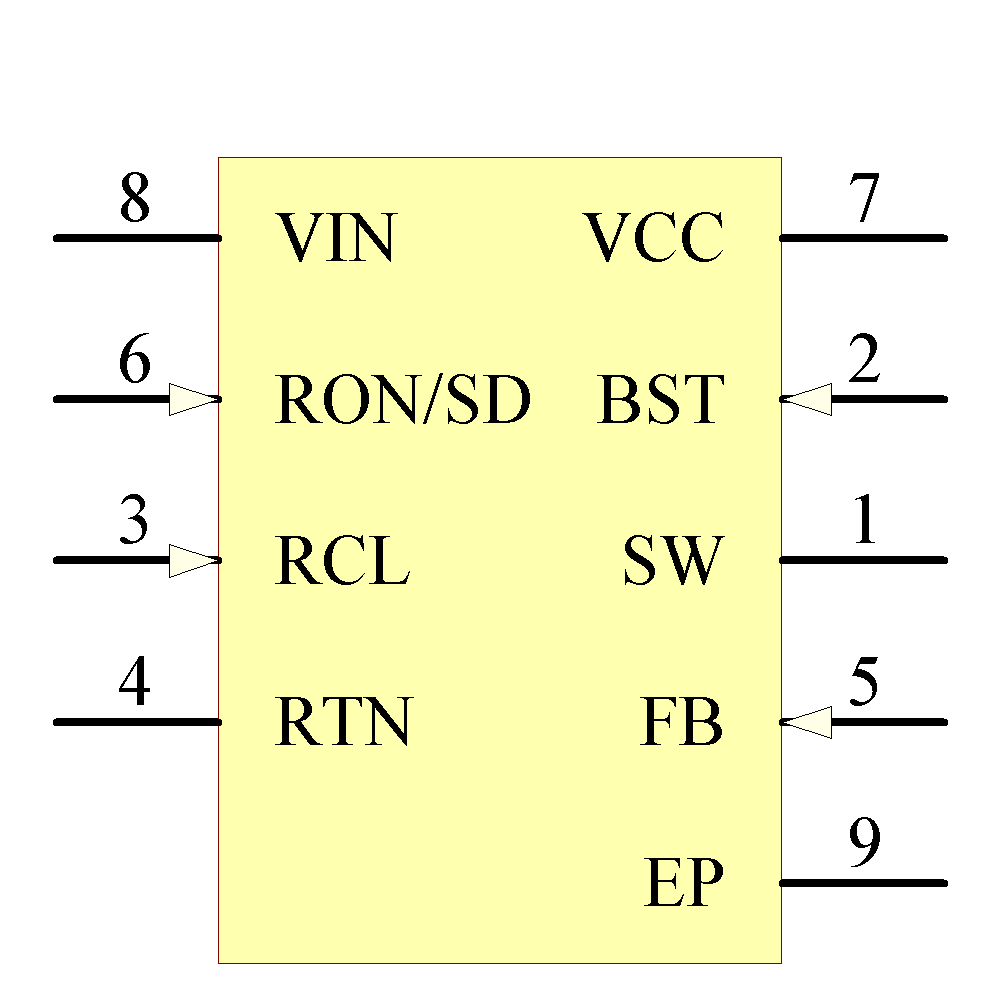 LM5007SD/NOPB Symbol - Texas Instruments