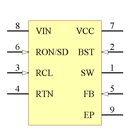 LM5007SD/NOPB Symbol - Texas Instruments