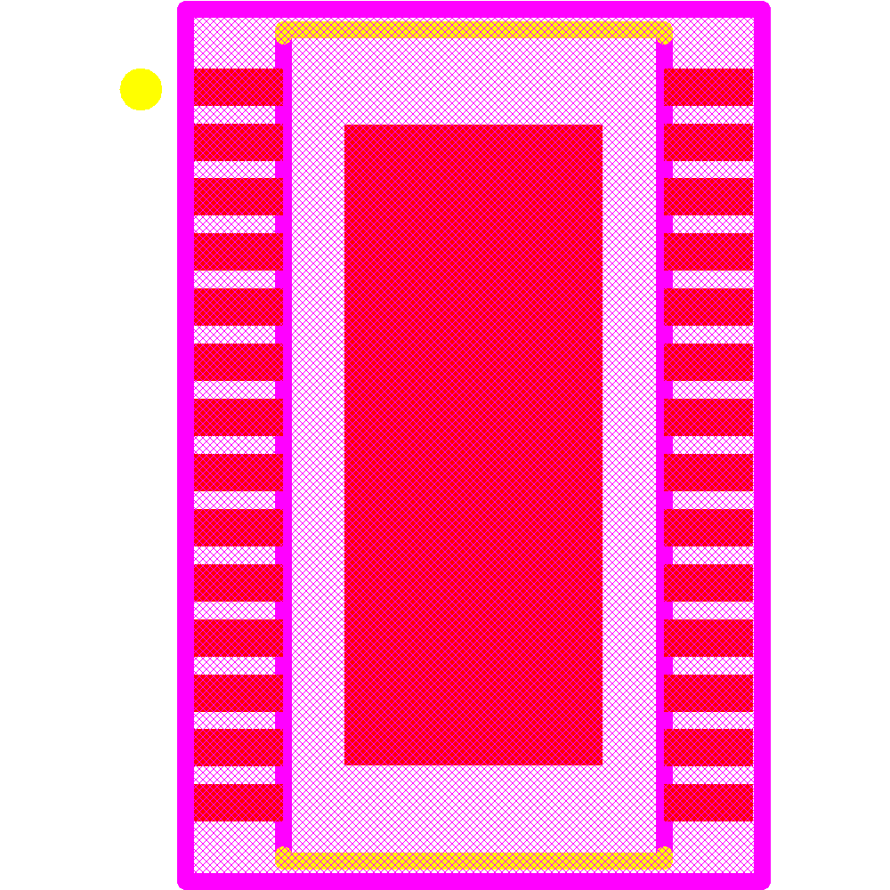 LT3965IFE#TRPBF Footprint - Analog Devices