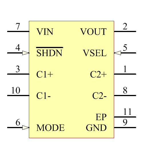 LTC3203EDD-1 Symbol - Analog Devices / Linear Technology