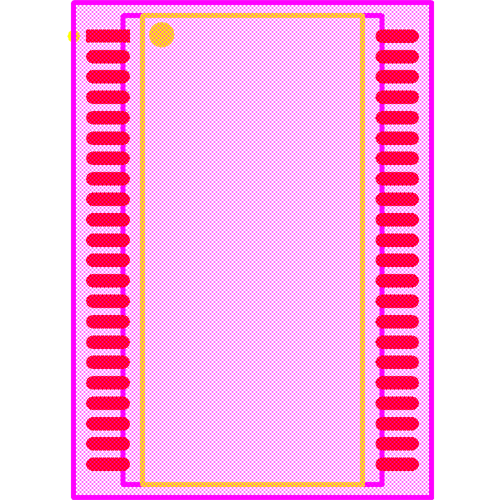 CY62157ESL-45ZSXI Footprint - Infineon