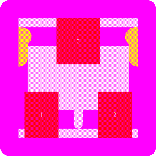 2SCR523MT2L Footprint - ROHM