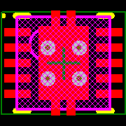 TPS61052DRCT Footprint - Texas Instruments
