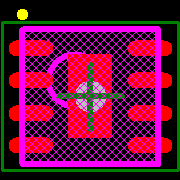MAX8808XETA+TG104 Footprint - Analog Devices