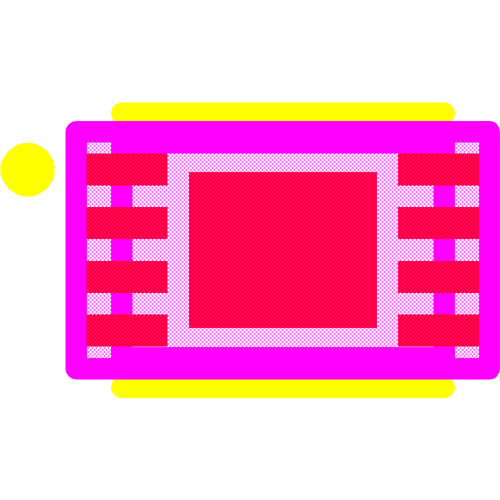 MCP9804T-E/MCVAO Footprint - Microchip