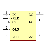 93LC46CX-E/SN Symbol - Microchip