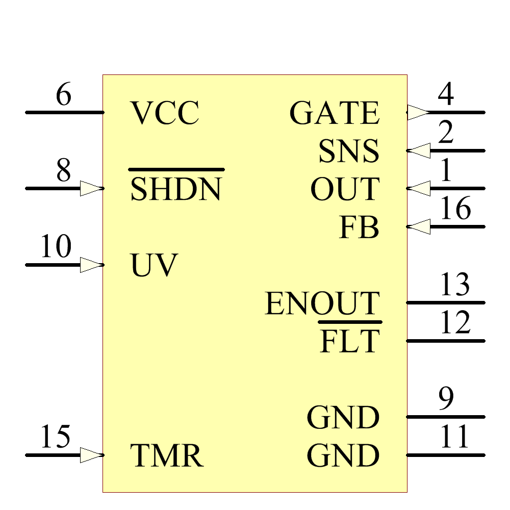 LT4363HS-1#PBF Symbol - Analog Devices