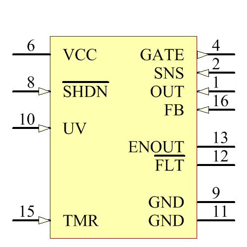 LT4363HS-1#PBF Symbol - Analog Devices