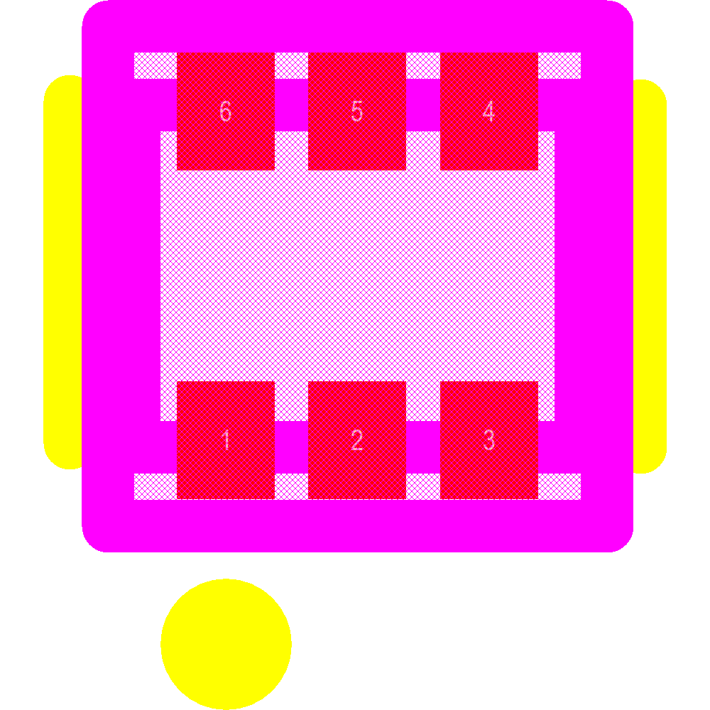 EMZ7T2R Footprint - ROHM